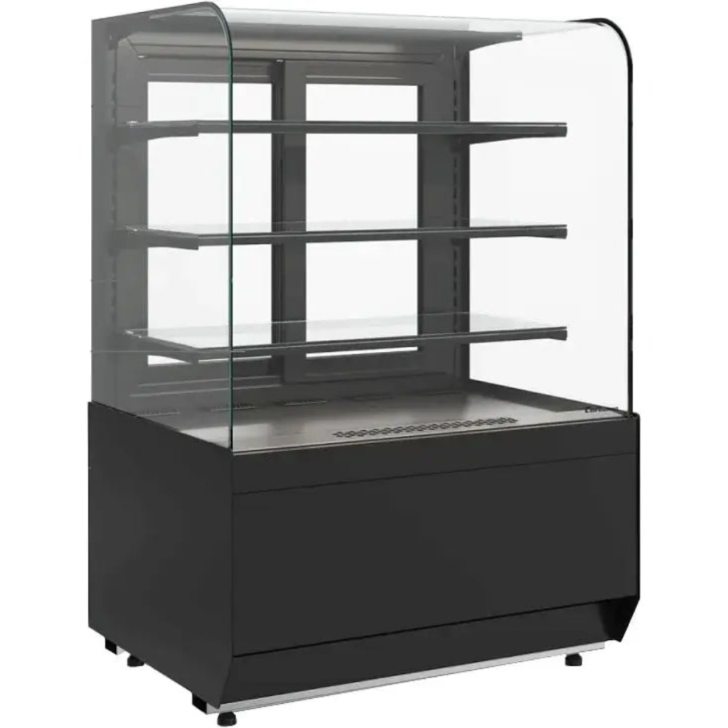 Витрина кондитерская Carboma KR70 VM 0,9‑2 Standard (9005) открытая