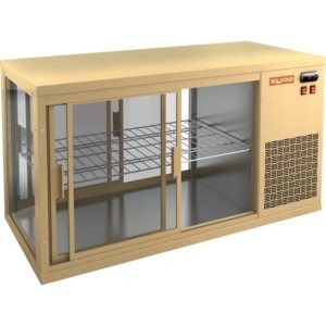 Витрина холодильная настольная HICOLD VRL T 900 R Beige