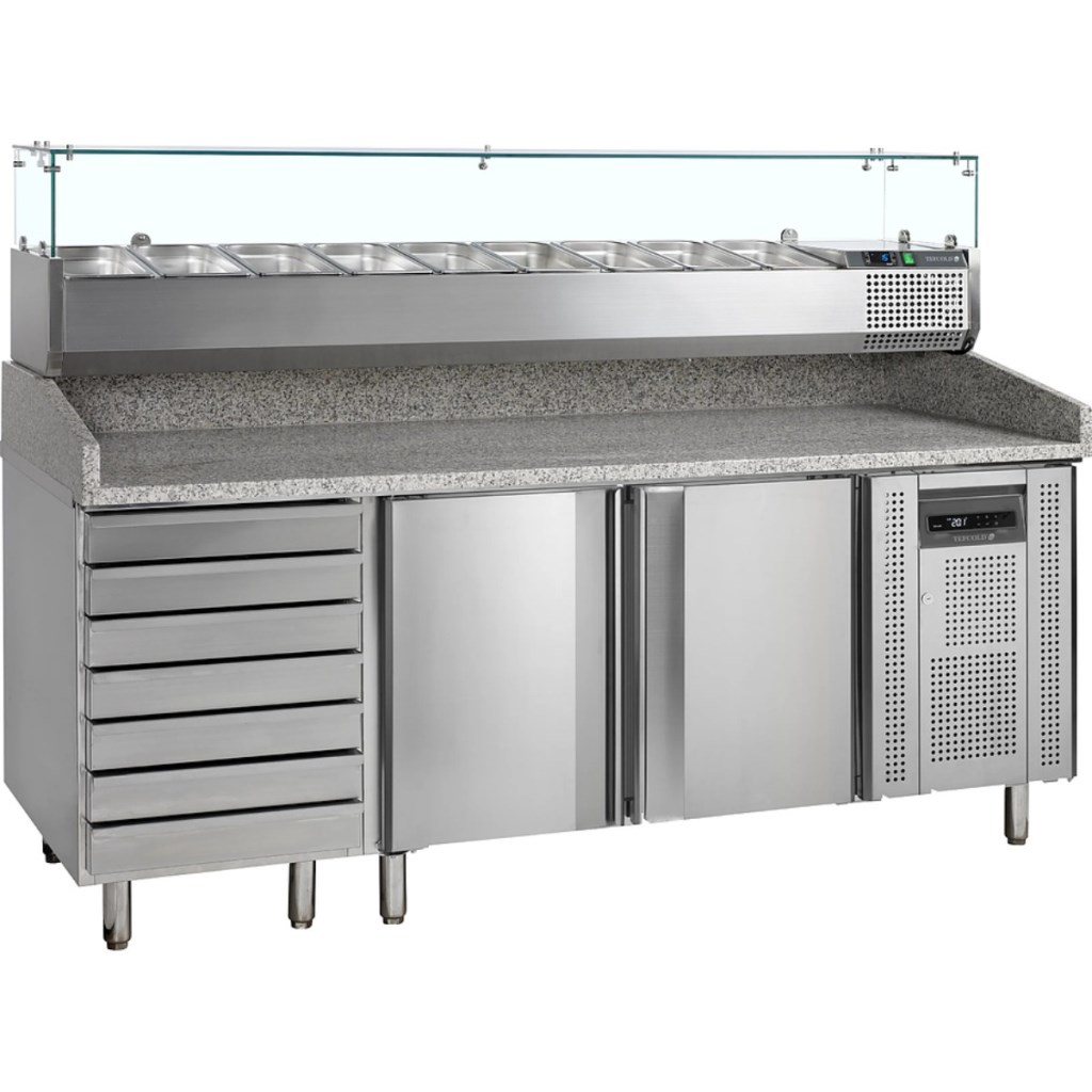 Стол холодильный для пиццы TEFCOLD PT1310 + VK38-200