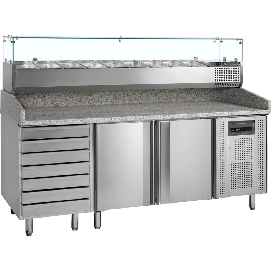 Стол холодильный для пиццы TEFCOLD PT1310 + VK38-200