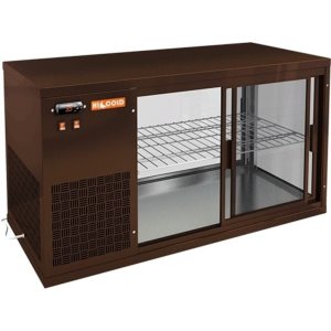 Витрина холодильная настольная HICOLD VRL 900 L Brown