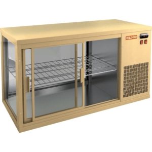 Витрина холодильная настольная HICOLD VRL 1100 R Beige