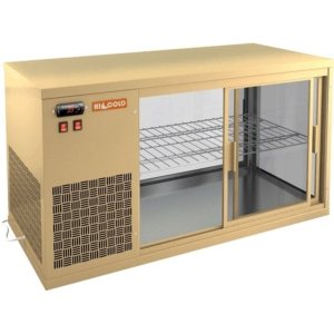 Витрина холодильная настольная HICOLD VRL Т 900 L Beige