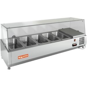 Витрина холодильная для ингредиентов HICOLD VRX 1200 1/4