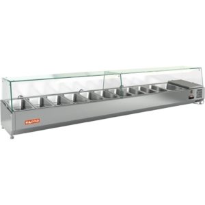 Витрина холодильная для ингредиентов HICOLD VRTG 2360 к PZ3 (1/3)