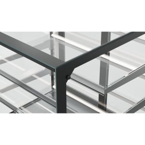 Витрина нейтральная Carboma KC78-110 N 1,5-1 (9005) - Изображение 4