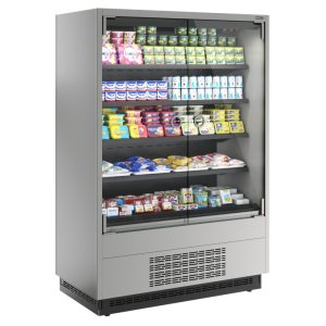 Горка холодильная Carboma FC20-07 VM 1,3-1 LIGHT фронт X0 (версия 2.0) (цвет по схеме стандарт)