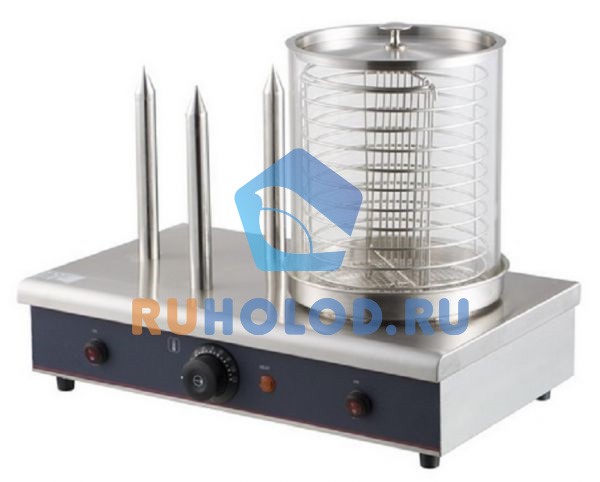 Аппарат для приготовления хот-догов паровой гриль Foodatlas HHD-03 
