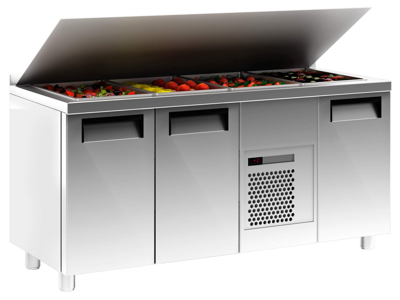 Холодильный стол для приготовления салатов Carboma T70 M2sal-1-G 0430 (SL 2GNG)