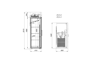 Шкаф холодильный среднетемпературный Arkto D1.0-S - Изображение 2