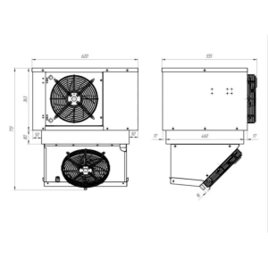 Моноблок холодильный среднетемпературный Intercold ММСМ-115 FT T - Изображение 3