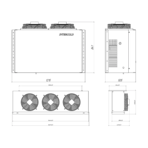 Сплит-система холодильная низкотемпературная Intercold LCM 447 PR FT (опция -30° С) - Изображение 4