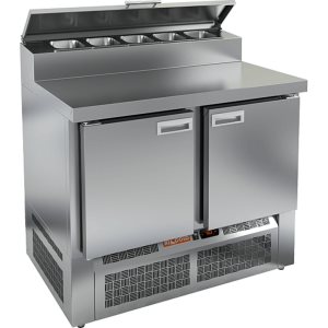 Стол холодильный для пиццы HiCold PZE2-11/GN (1/6H)