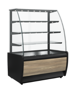 Витрина кондитерская Carboma K70 VM 1,3-1 Light Паттерн (0110 Мариэль)